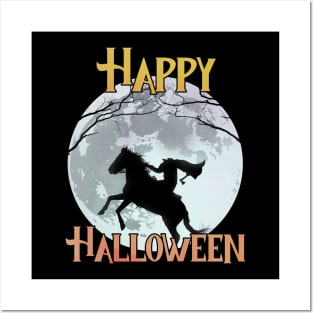 Happy Halloween - The Headless Horseman Posters and Art